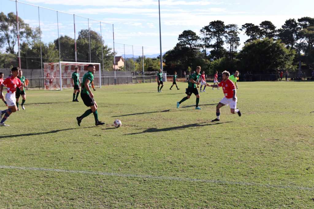 Monaro Panthers in action against Canberra Croatia in the annual Charity Shield