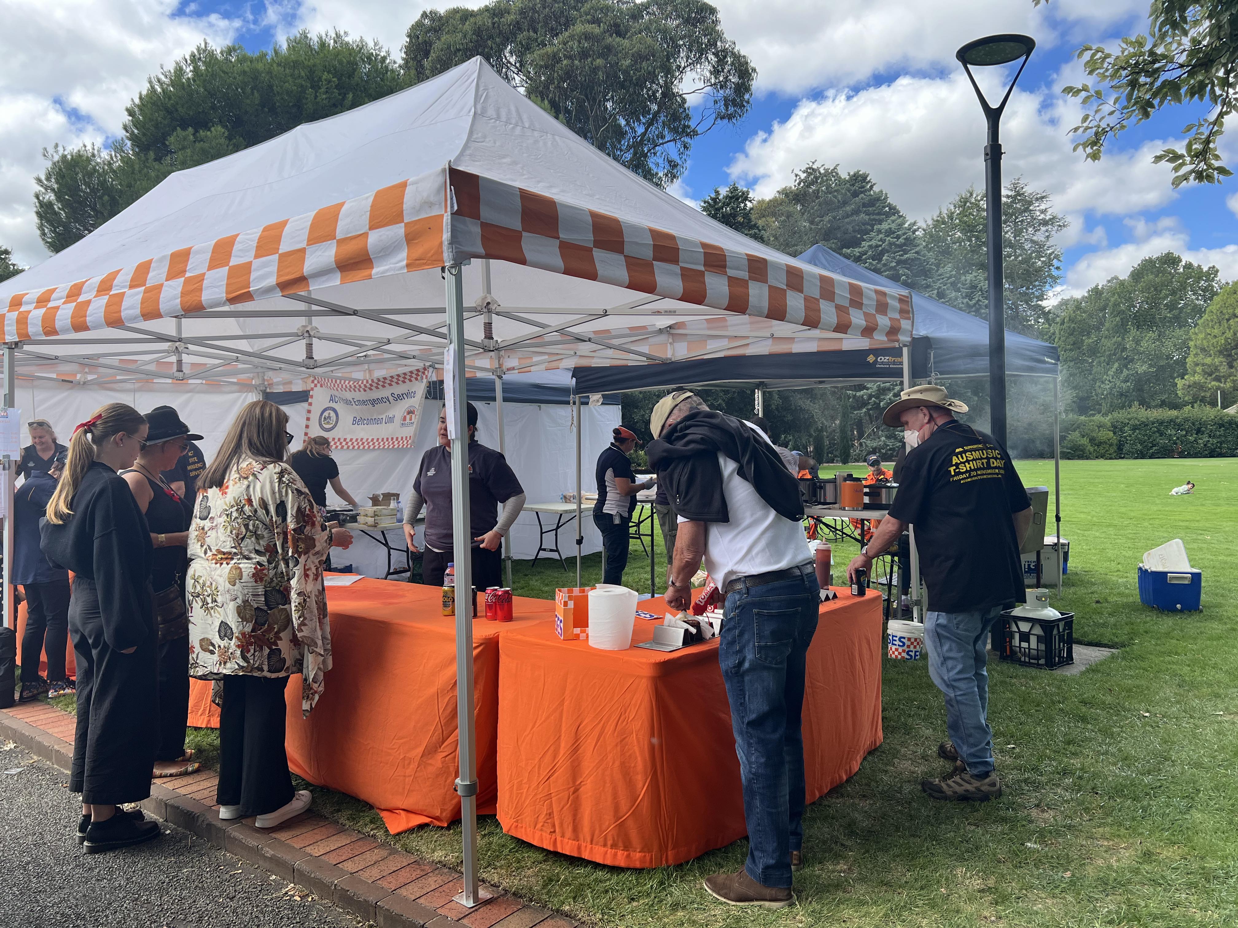SES sausage sizzle and bake sale. 