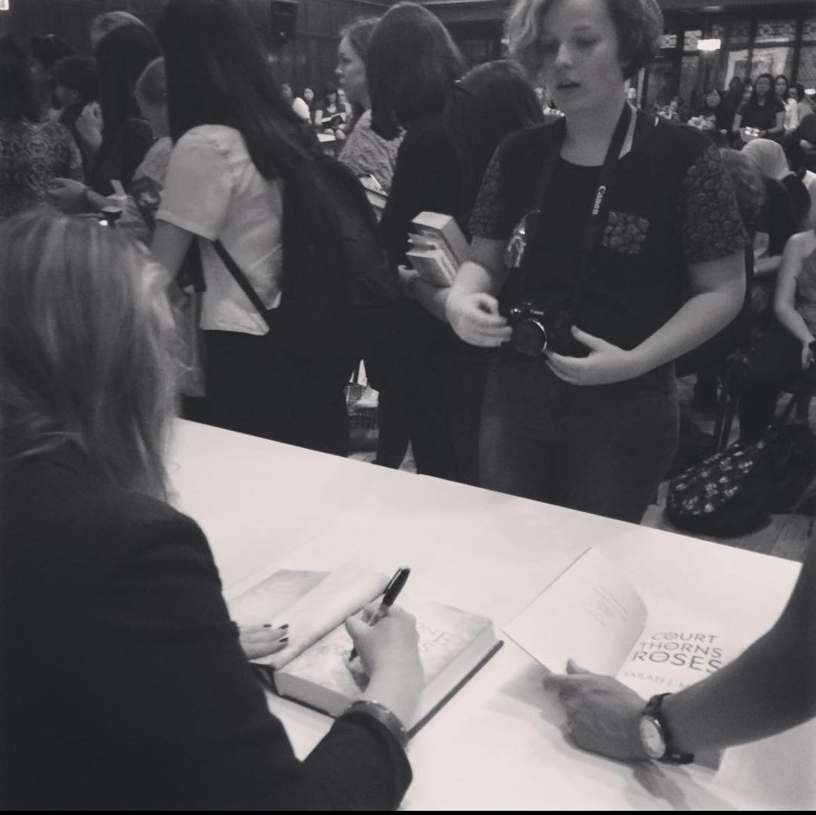 Taken at a Sarah J Mass signing in 2015