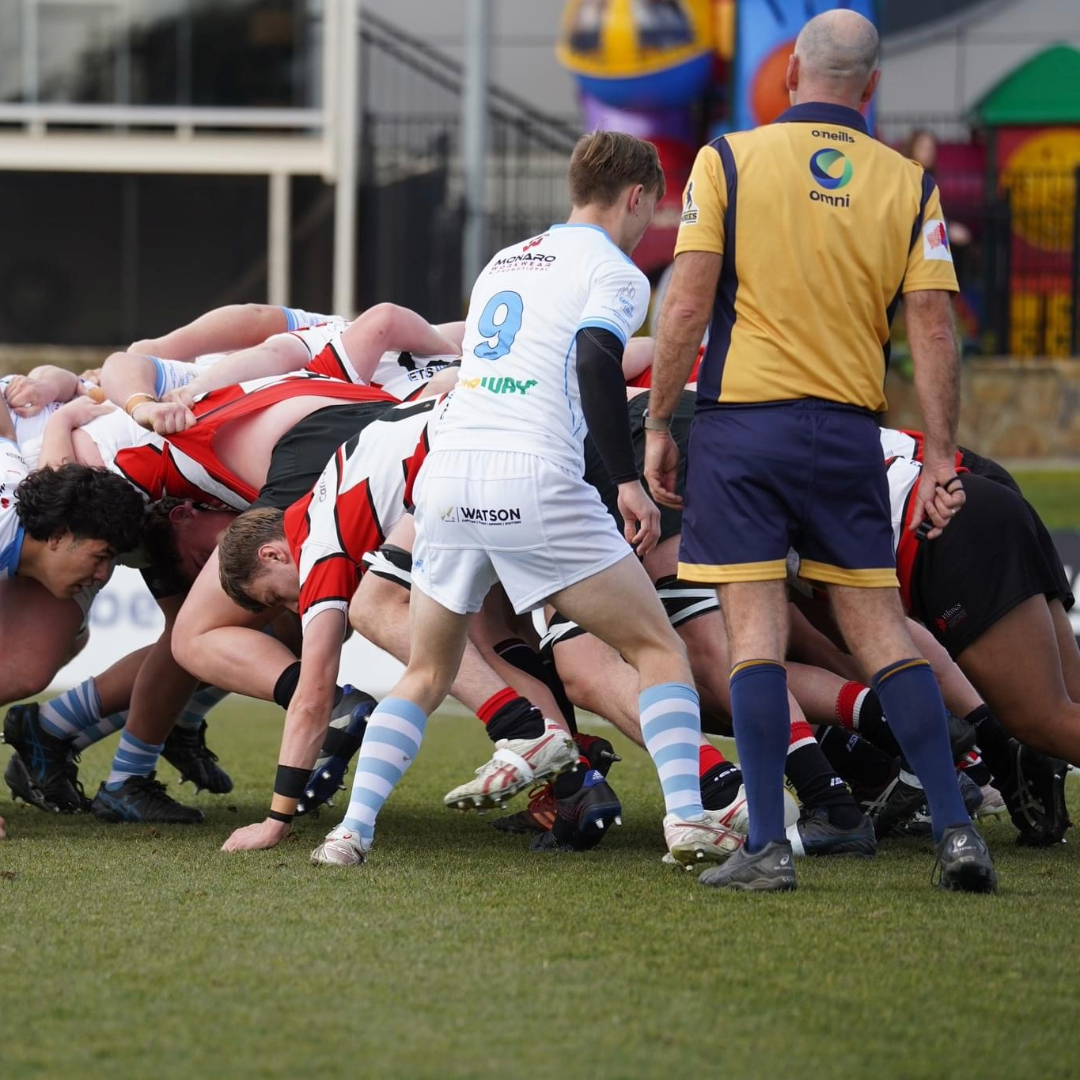 Scrum time at Viking Park