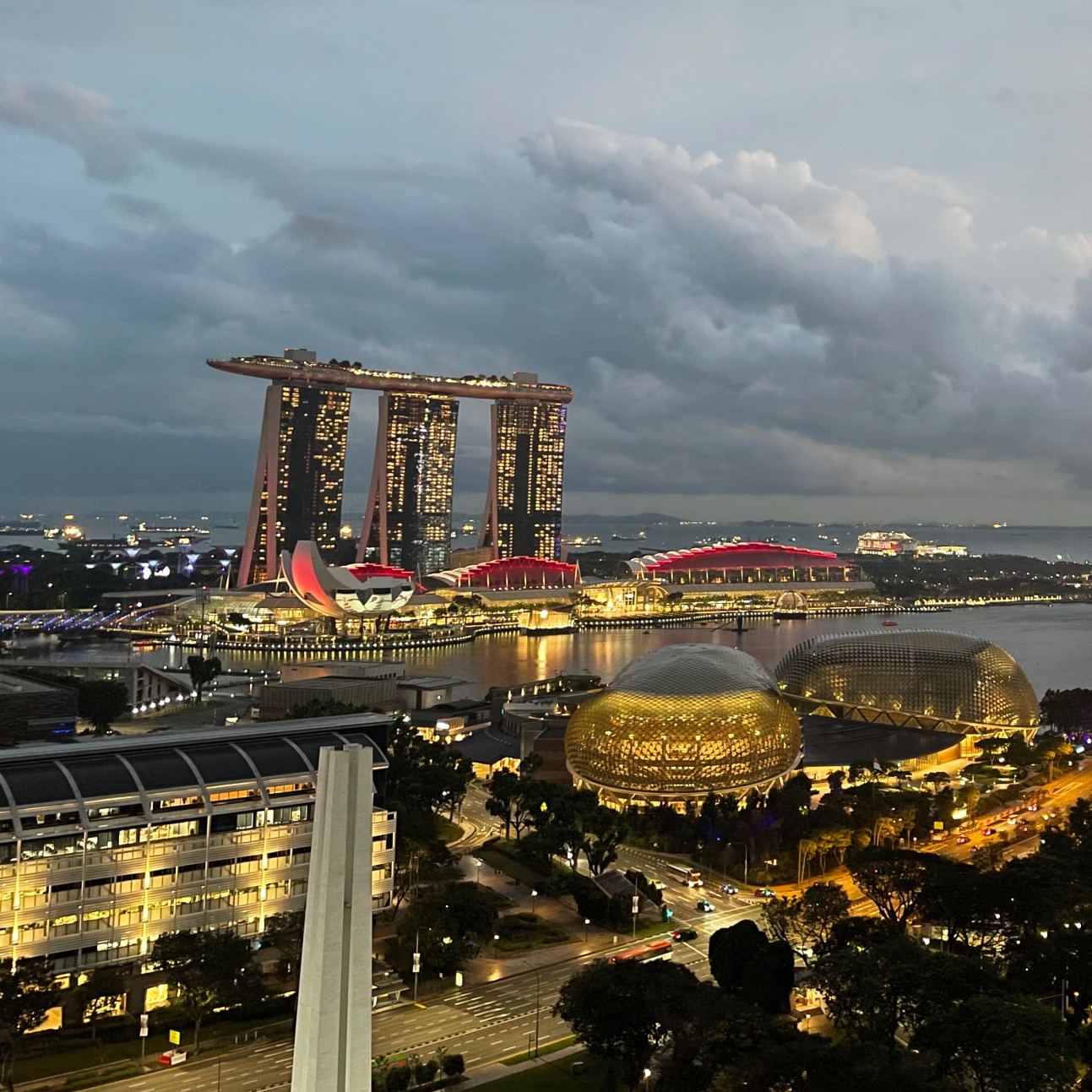 singapore marina bay sands skyline