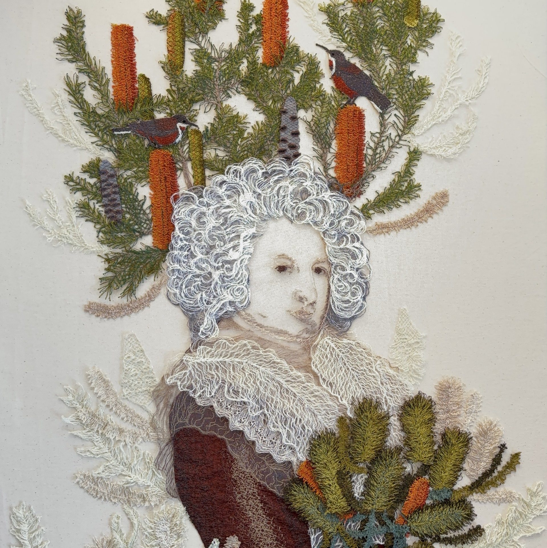 A Portrait of Sarah Sophia Banks by Artist Sharon Peoples (Supplied)