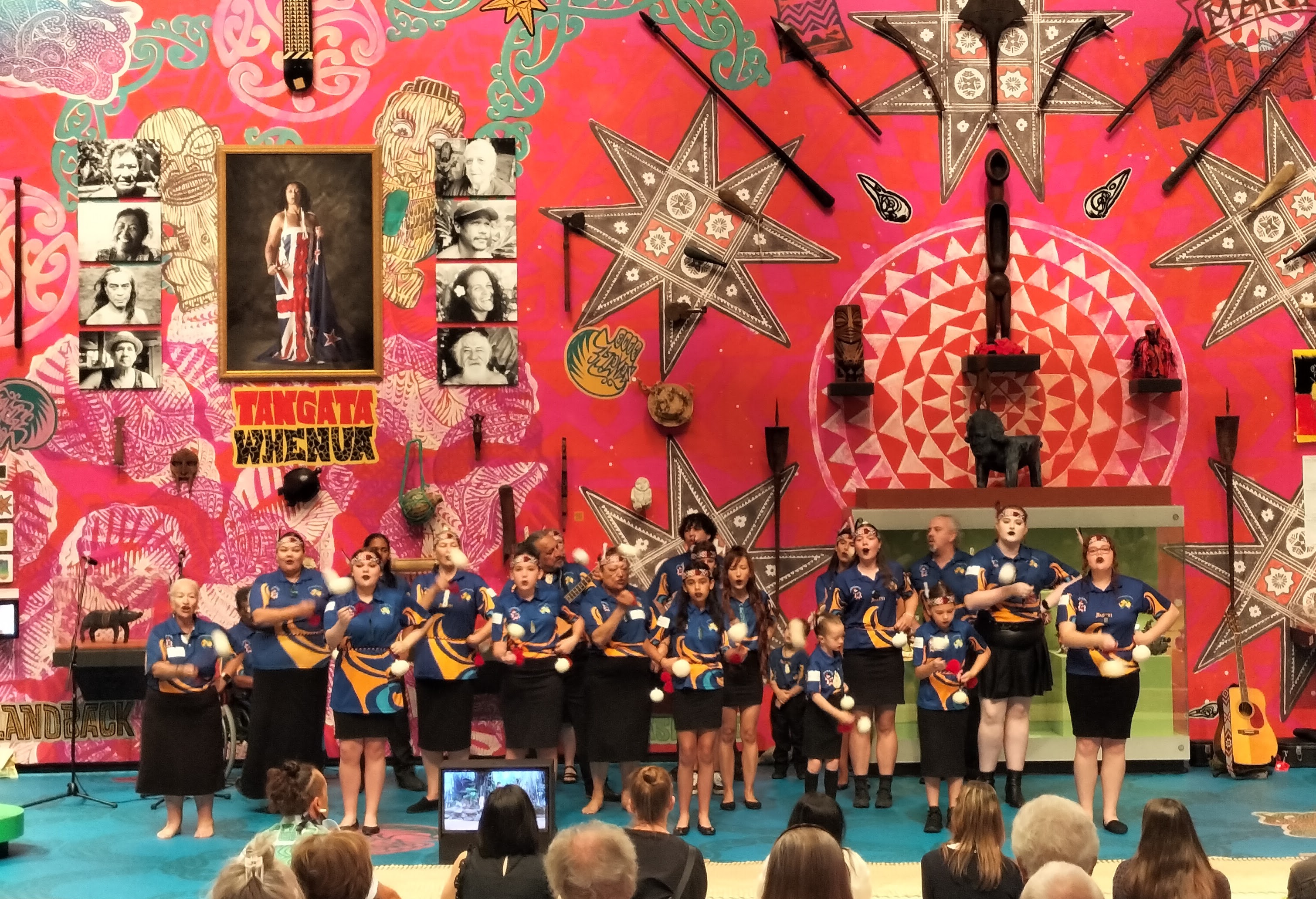 Tumanako Māori Culture Group performing at closing ceremony
