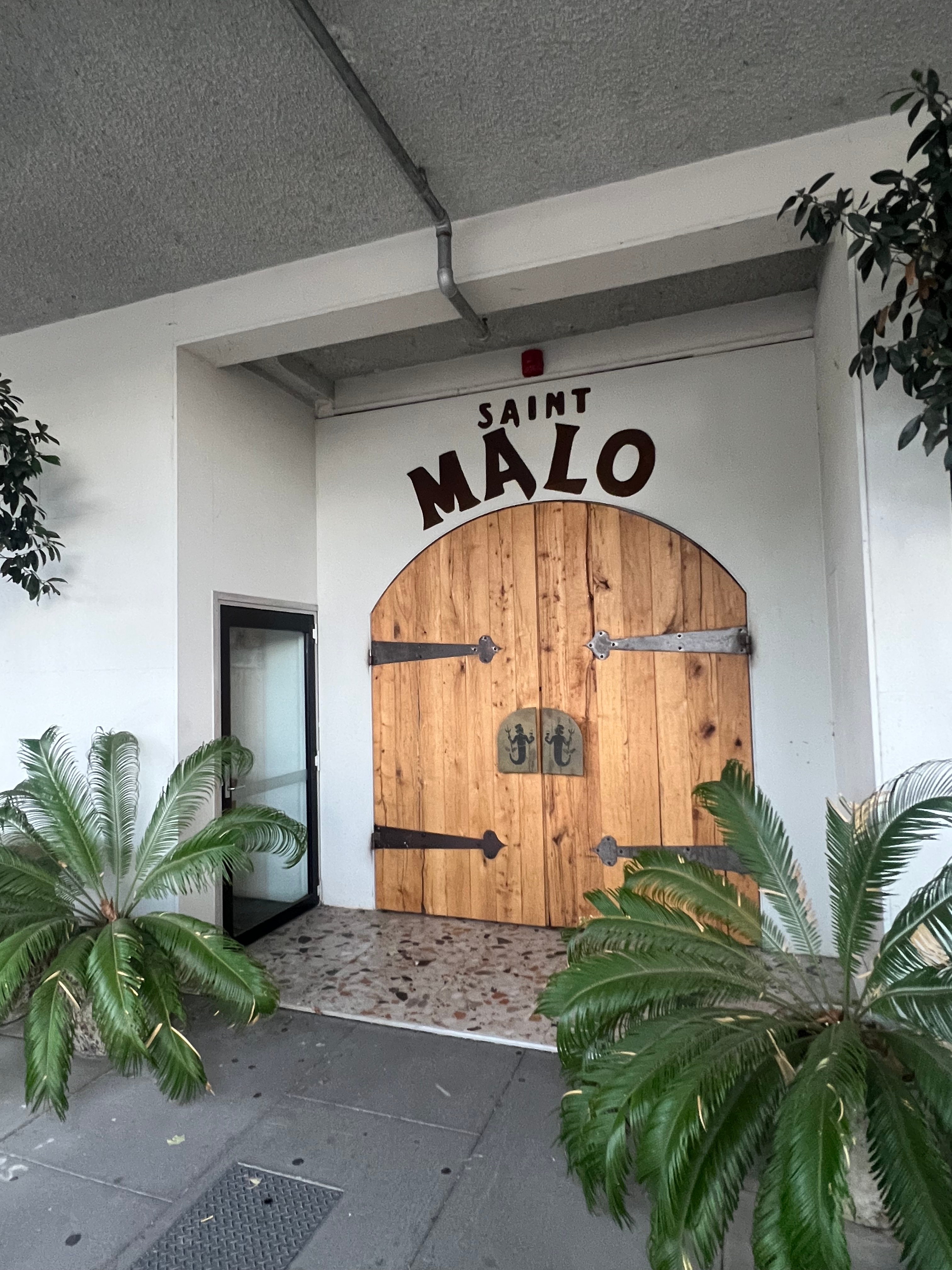 A closed restaurant.