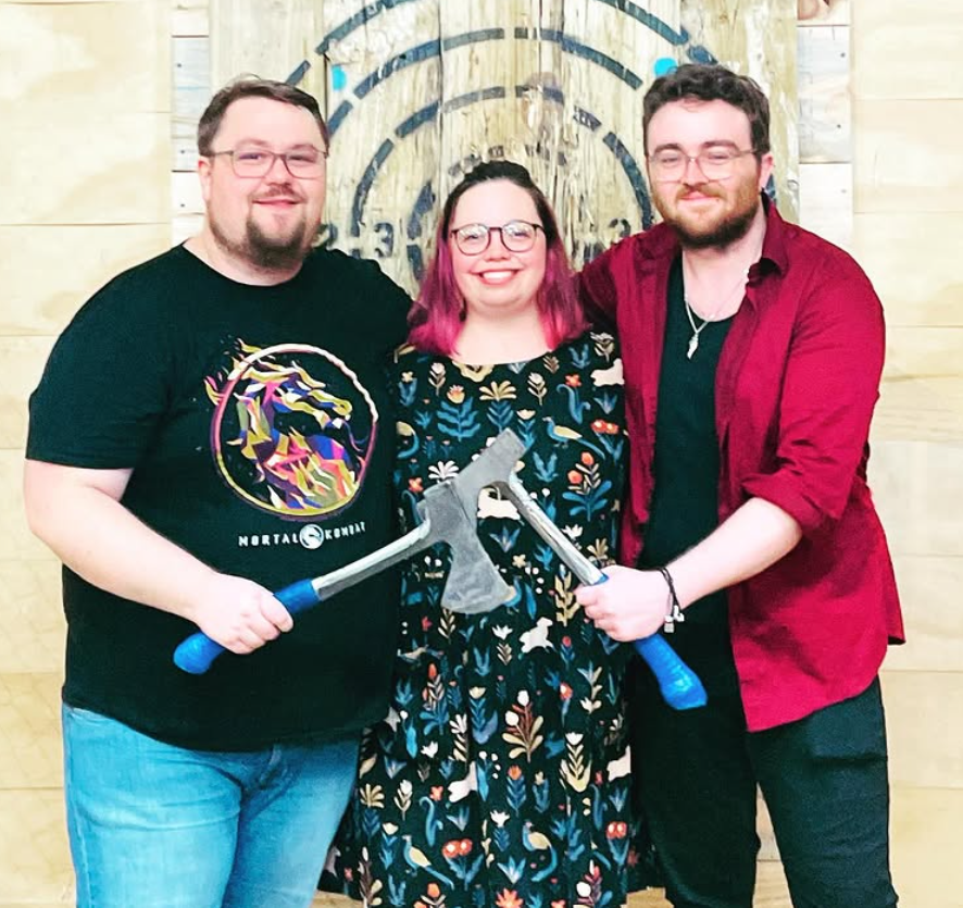The Upstream Collective Team; Chris (left), Corin (middle), Adam (right)