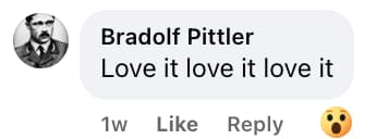 Facebook comment in response to the Charlie Kirk.