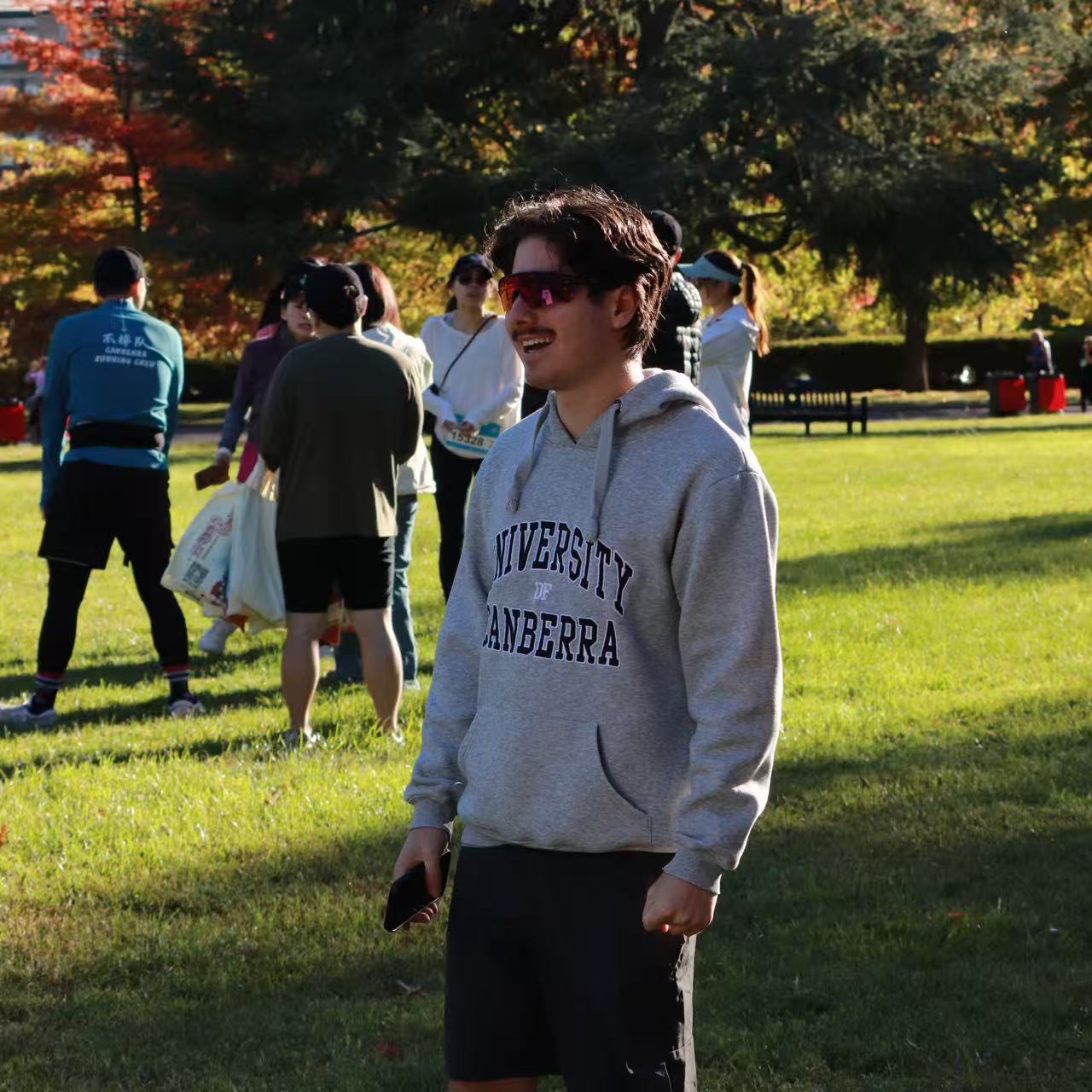 Lachlan Wei talked about how he felt after the run.