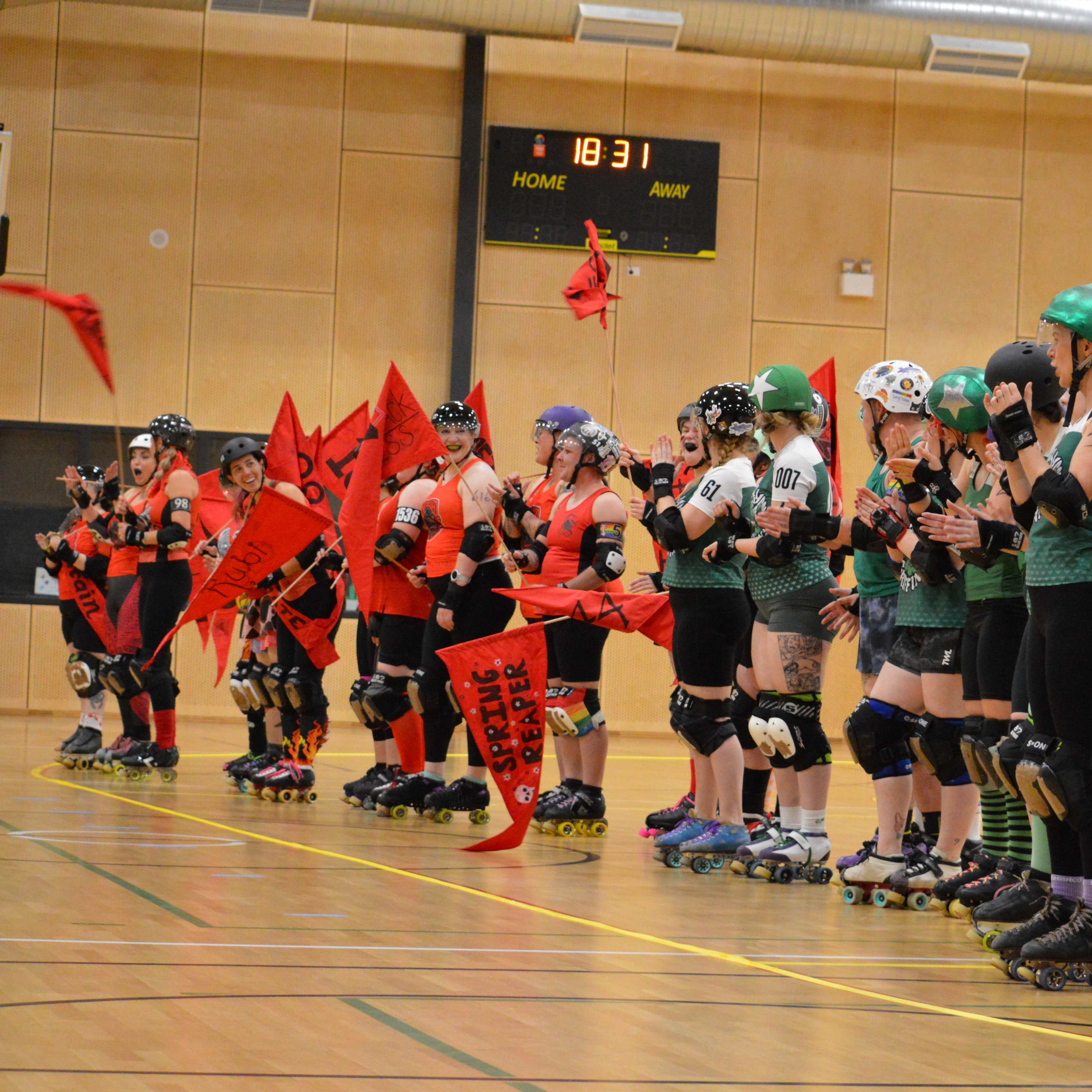 Canberra roller derby season starts with a bang